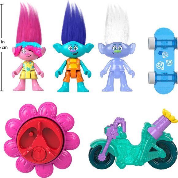 Imaginext Dreamworks Trolls Toy Lot - Picture 14 of 16